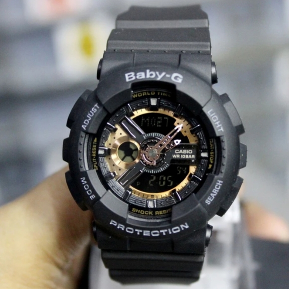 G-Shock Baby G Triple Black & Golden Rose - Picture 4 of 15